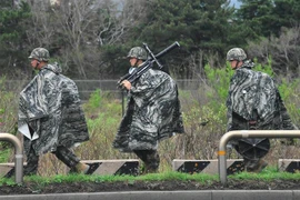 Binh sỹ Hàn Quốc. (Nguồn: AFP/TTXVN) 