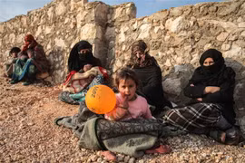 Người tị nạn Syria tại thị trấn Dana, Đông Bắc Syria ngày 23/12/2019. (Nguồn: AFP/TTXVN) 