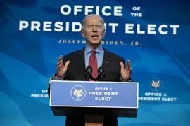 Tổng thống đắc cử Mỹ Joe Biden phát biểu tại Wilmington, Delaware, ngày 8/1/2021. (Nguồn: AFP/TTXVN) 