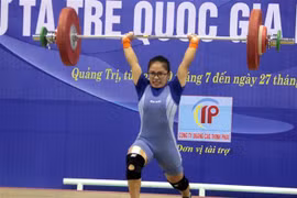 Giải vô địch Cử tạ trẻ quốc gia quy tụ 144 vận động viên tham gia