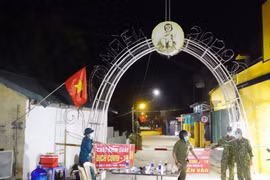 [Photo] Hà Nam: Cách ly xã hội xã Công Lý từ 0 giờ ngày 16/5