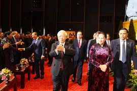 Tổng Bí thư dự Lễ kỷ niệm 90 năm thành lập Mặt trận Dân tộc thống nhất