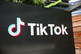 Biểu tượng TikTok. (Nguồn: AFP/TTXVN) 