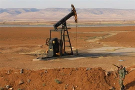 Một giếng dầu ở tỉnh Hasakah, Syria, ngày 5/11/2019. (Nguồn: THX/TTXVN) 