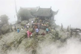 Chùa Đồng ở Khu di tích lịch sử và danh thắng Yên Tử (thành phố Uông Bí, Quảng Ninh). (Ảnh: Thành Đạt/TTXVN) 