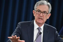 Chủ tịch Cục Dự trữ Liên bang Mỹ (Fed) Jerome Powell phát biểu trong cuộc họp báo tại Washington, DC. (Nguồn: AFP/TTXVN) 