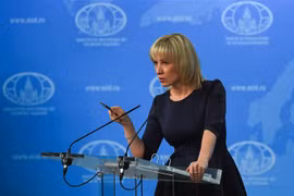 Người phát ngôn Bộ Ngoại giao Nga Maria Zakharova. (Ảnh: AFP/TTXVN) 