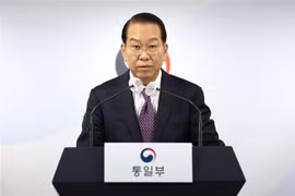 Bộ trưởng Thống nhất Hàn Quốc Kwon Young-se. (Ảnh: Yonhap/TTXVN)