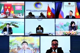 Các đại biểu dự hội nghị trực tuyến. (Ảnh: TTXVN/phát) 