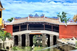 Chùa Cầu sau khi trùng tu. (Nguồn: Báo Quảng Nam)