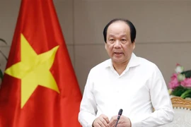 Bộ trưởng, Chủ nhiệm Văn phòng Chính phủ Mai Tiến Dũng làm Tổ trưởng Tổ công tác của Thủ tướng Chính phủ. (Ảnh: Dương Giang/TTXVN) 