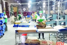 Người lao động làm việc tại Khu kinh tế Nghi Sơn. (Nguồn: Báo Thanh Hóa) 