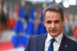 Thủ tướng Hy Lạp Kyriakos Mitsotakis. (Ảnh: AFP/TTXVN)