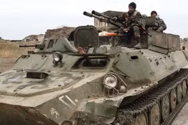 Binh sỹ Syria tại một khu vực ở tỉnh Idlib. (Nguồn: AFP/TTXVN) 