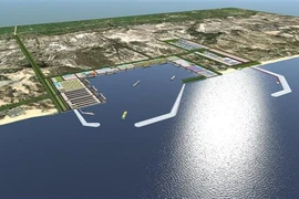 Phối cảnh Dự án điện khí LNG Hải Lăng. (Ảnh: Nguyên Lý/TTXVN) 