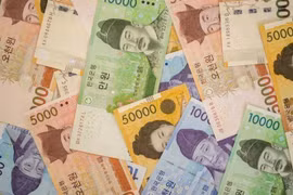 Đồng won của Hàn Quốc. (Ảnh: freepik.com/TTXVN) 