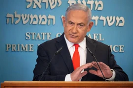 Thủ tướng Israel Benjamin Netanyahu. (Nguồn: THX/TTXVN) 