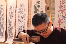 Tái hiện không gian Chợ tranh Đông Hồ