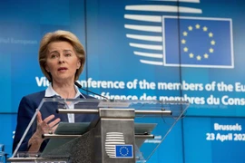 Chủ tịch Ủy ban châu Âu (EC) Ursula von der Leyen. (Nguồn: THX/TTXVN) 