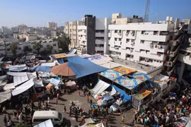 Bệnh viện Al Shifa ở thành phố Gaza. (Ảnh: AFP/TTXVN)
