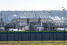 Trạm tiếp nhận khí đốt của Hệ thống đường ống dẫn khí Nord Stream 2 của Nga ở Lubmin, Đức ngày 1/3/2022. (Ảnh: AFP/TTXVN) 