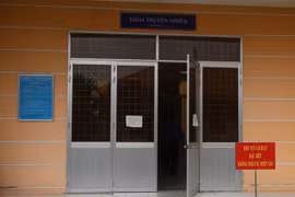 Khu vực cách ly bệnh nhân COVID-19 tại Bệnh viện Đa khoa Sa Đéc, tỉnh Đồng Tháp. (Ảnh: Chương Đài/TTXVN) 