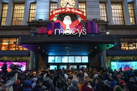 Cảnh đông đúc trong dịp Lễ Tạ ơn ở New York, Mỹ hồi năm 2019, hoàn toàn trái ngược với năm nay. (Nguồn: AFP/TTXVN) 
