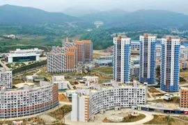 Một góc Bình Nhưỡng, Triều Tiên. (Ảnh: KCNA/TTXVN)