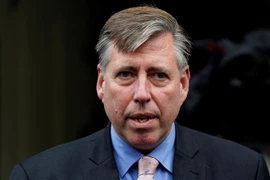 Chủ tịch Ủy ban 1922, nghị sỹ Graham Brady phát biểu tại London, Anh ngày 20/10/2022. (Ảnh: AFP/TTXVN) 