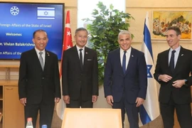 Phó Thủ tướng Heng Swee Keat phát biểu khai mạc Thượng đỉnh Kinh doanh Singapore Apex 2022 ngày 22/3. (Ảnh: Lê Dương/TTXVN) 