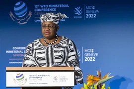 Tổng giám đốc Tổ chức Thương mại Thế giới (WTO) Ngozi Okonjo-Iweala. (Ảnh: AFP/TTXVN) 