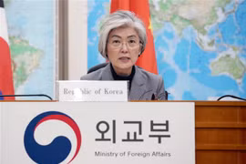 Ngoại trưởng Hàn Quốc Kang Kyung-wha. (Nguồn: Yonhap/TTXVN) 
