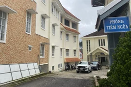 Khu vực khoa Xét nghiệm thuộc Trung tâm kiểm soát bệnh tật tỉnh Lâm Đồng. (Ảnh: Nguyễn Dũng/TTXVN) 