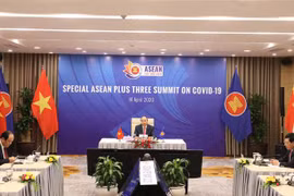 Thủ tướng Nguyễn Xuân Phúc, Chủ tịch ASEAN 2020, phát biểu khai mạc. (Ảnh: Thống Nhất/TTXVN) 