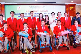 Đoàn thể thao người khuyết tật Việt Nam tham gia tranh tài tại Paralympic Rio 2016. (Ảnh: Tư liệu TTXVN) 