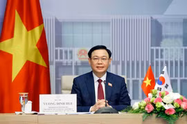 Chủ tịch Quốc hội Vương Đình Huệ phát biểu. (Ảnh: Doãn Tấn/TTXVN) 
