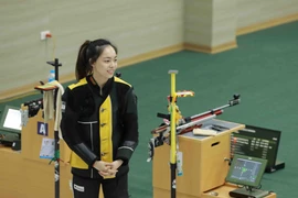 [Photo] Bắn súng SEA Games 31: Chung kết môn súng trường hơi nữ 10m
