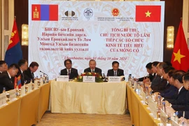 Tổng Bí thư, Chủ tịch nước Tô Lâm tiếp các tổ chức kinh tế tiêu biểu Mông Cổ . Ảnh: Trí Dũng – TTXVN