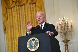 Tổng thống Mỹ Joe Biden. (Ảnh: AFP/TTXVN) 