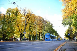 Cảnh mùa Thu tại Stockholm, Thụy Điển. (Ảnh: THX/TTXVN)