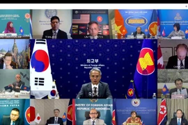Các nước tham gia hội nghị trực tuyến. (Nguồn: Yonhap) 