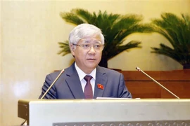 Chủ tịch Ủy ban Trung ương Mặt trận Tổ quốc Việt Nam Đỗ Văn Chiến. (Ảnh: Doãn Tấn/TTXVN) 
