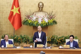 Hình ảnh Thủ tướng chủ trì phiên họp Chính phủ thường kỳ tháng 1