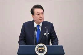 Tổng thống Hàn Quốc Yoon Suk-yeol. (Ảnh: Yonhap/TTXVN)