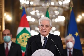 Tổng thống Italy Sergio Mattarella. (Ảnh: THX/TTXVN) 