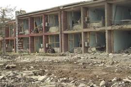 Hiện trường một vụ tấn công tại Afghanistan. (Nguồn: THX/TTXVN) 