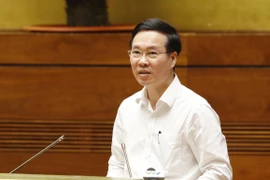 Ông Võ Văn Thưởng, Ủy viên Bộ Chính trị, Thường trực Ban Bí thư phát biểu chỉ đạo hội nghị. (Ảnh: Phương Hoa/TTXVN) 