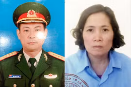 Bị can Hoa Hữu Long và vợ là Cao Thị Kim Loan. (Nguồn: tuoitre.vn) 