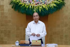 Thủ tướng Nguyễn Xuân Phúc phát biểu. (Ảnh: Thống Nhất/TTXVN)