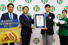 Bánh mỳ của 7-Eleven được chứng nhận Kỷ lục Guinness thế giới. (Nguồn: Japantimes)